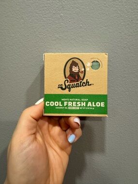 NWT Dr. Squatch Cool Fresh Aloe Mens Natural Soap